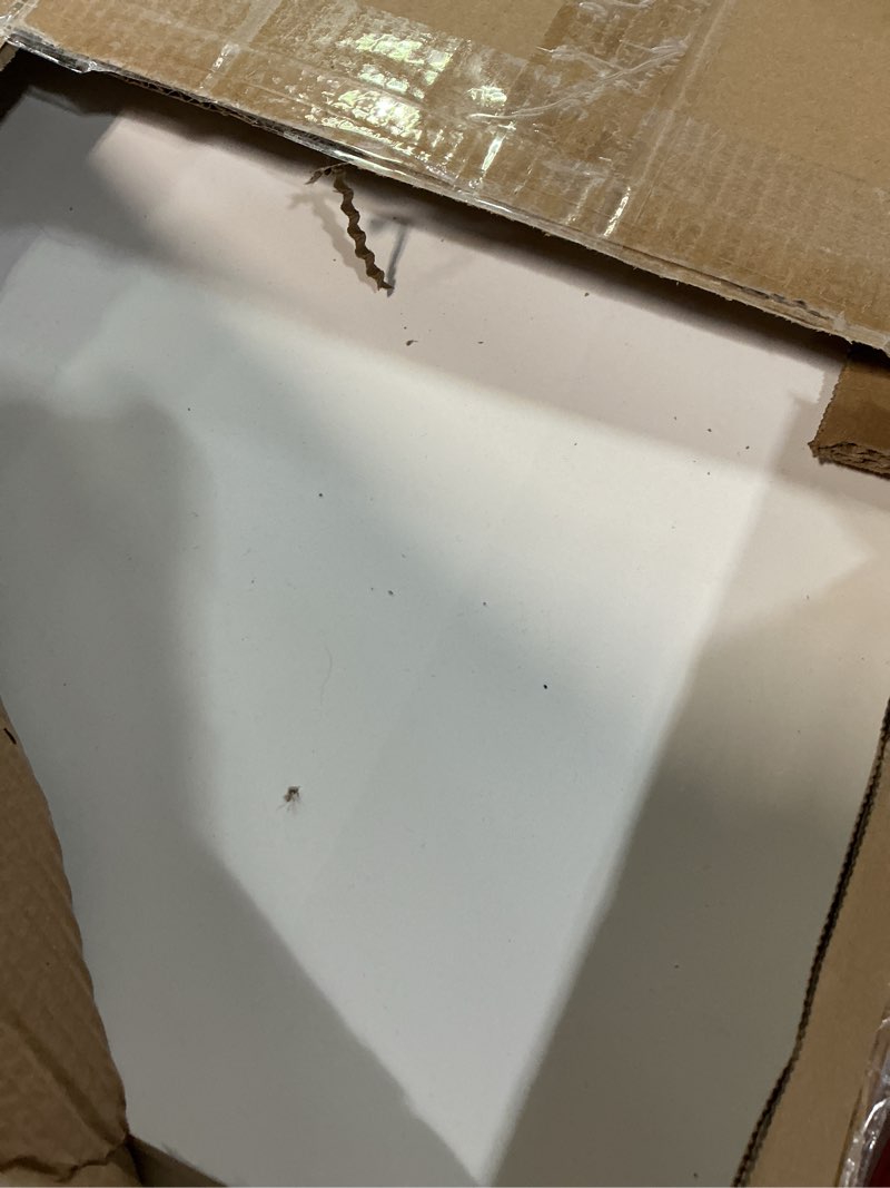 Condition photo showing Good Condition for Genesis 2ft x 2ft Smooth Pro White Ceiling Tiles - Easy Drop-in Installation – Waterproof, Washable and Fire-Rated - High-Grade PVC to Prevent Breakage - Package of 12 Tiles