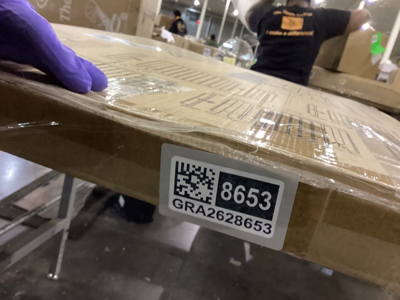 Condition photo showing As Is for Safety gate