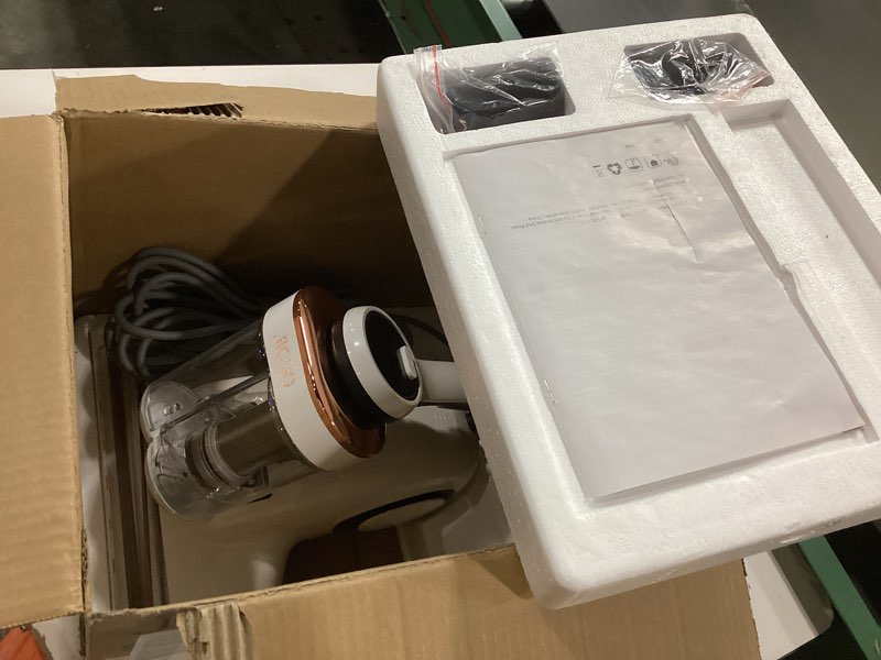 Condition photo showing Good Condition for JIGOO Bed Vacuum Cleaner with Dust Sensor, Mattress Vacuum Cleaner with UV & Ultrasonic and High Heating, 13Kpa Suction 500W Powerful Double-Cup Handheld Vacuums (J300, Corded)