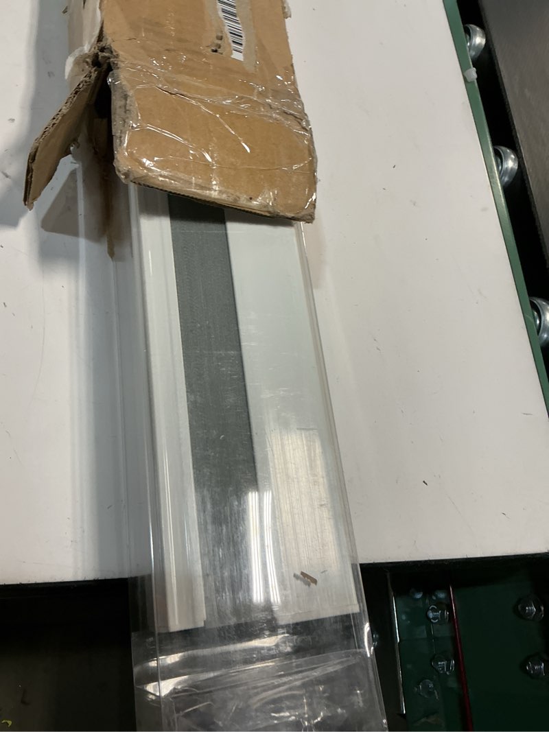 Condition photo showing As Is for MYshade Cordless Blackout Cellular Shades for Windows, Honeycomb Window Shades with Thermal Insulation, Child & Pet Safe Room Darkening Shade, Easy Install, 36" W x 64" H, Grey Grey 36"W x 64"H