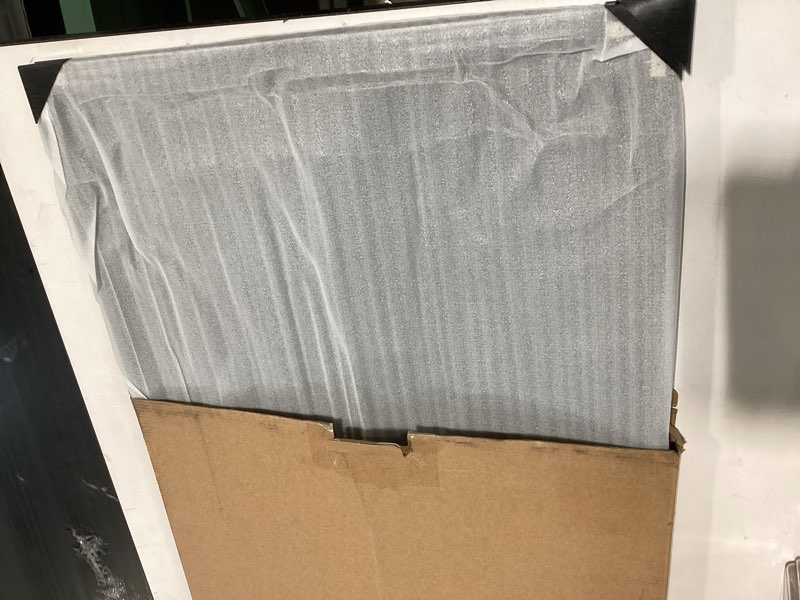 Condition photo showing Good Condition for mxtallup 19x27 picture frame black solid wood 15x23 frame fits photo 19x27 without mat or 15x23 with mat (t23b1927w1523)