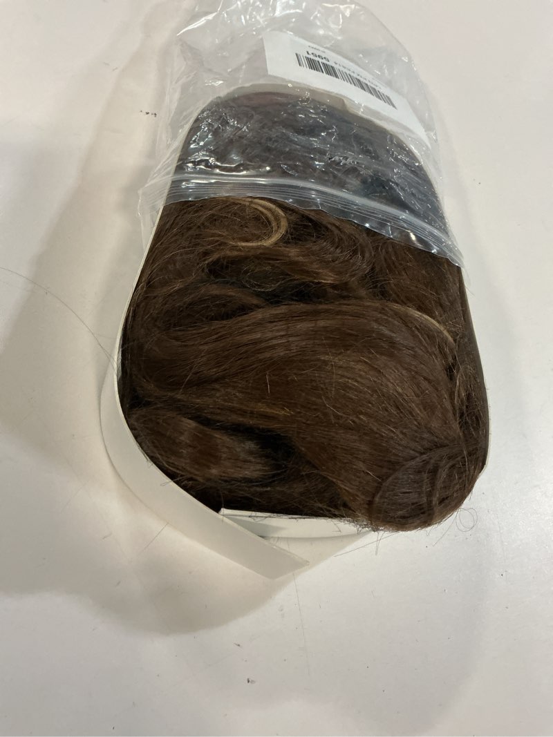 Condition photo showing Good Condition for Rugelyss Short Brown Mixed Wig with Bang Retro Bouffant Beehive Wigs fits 80s Costume or Halloween Party
