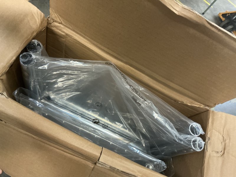 Condition photo showing Good Condition for EAGMAK Heavy Duty Clothes Rack Load 556 LBS, Rolling Clothing Rack With 3 Shelves, Adjustable Metal Clothes Hanger with Wheels, Portable Wardrobe Organizer Garment Rod for Hanging Clothes (Black) Black 3 Shelves