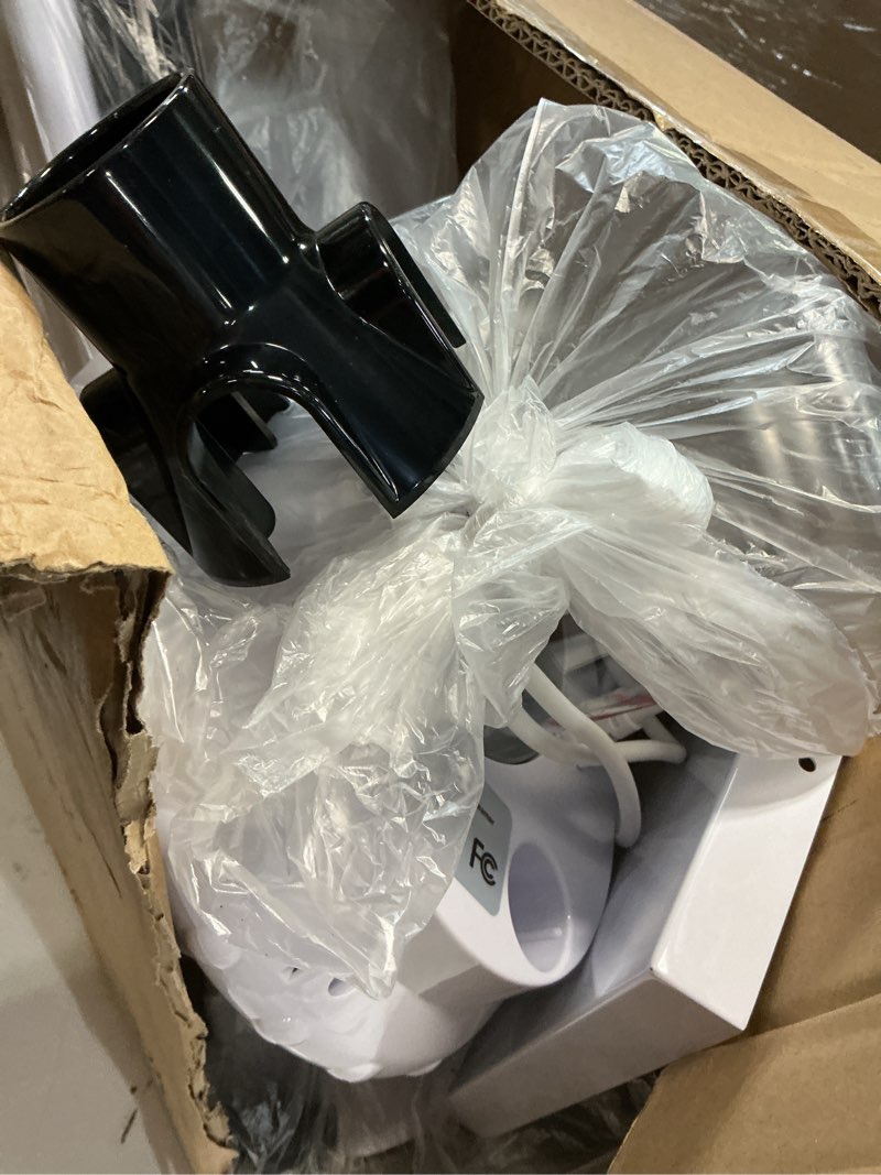 Condition photo showing As Is for professional facial steamer 3 in 1 steamer for face with hot & cold nozzle 5x led magnifying lamp facial steamer for esthetician beauty face equipment use at home or salon