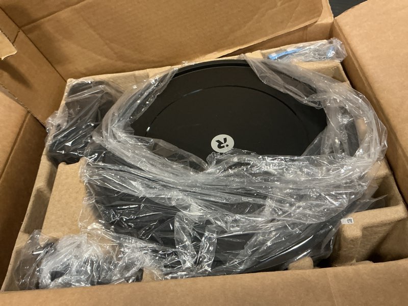 Condition photo showing As Is for irobot roomba robot vacuum and mop combo (y0140) - vacuums & mops, easy to use, power-lifting suction, multi-surface floors, smart navigation, cleans in neat rows, self-charging, bagless, space-saving roomba y0140