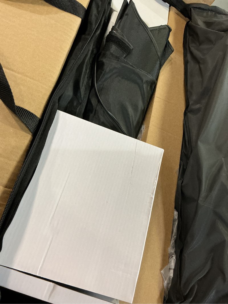 Condition photo showing New/Like New for softbox lighting kit 2pack 20x28in soft box | 85w 2700-6400k e27 led bulb continuous photography lighting, photo studio lights equipment for camera shooting, video recording 2700k-6400k 2set softbox