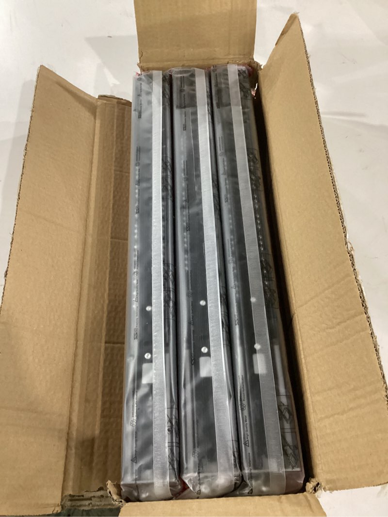 Condition photo showing Good Condition for 18 inch drawer slides 6 pairs (12pcs) soft close 3 fold full extension side mount cabinet drawer glides 18" black cabinet rails for dresser, cabinet, kitchen 100 lb capacity