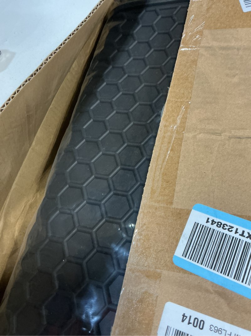 Condition photo showing New/Like New for car floor mats custom fit for honda accord 2008-2012 blackrubber auto liner mats all weather protection odorless all black 2009-2013 accord