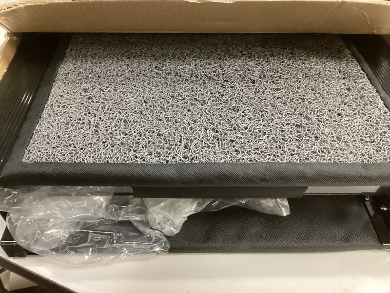 Condition photo showing New/Like New for Dog Ramp for Large Dogs, Extra Long 71" & 17.3" Wide Folding Dog Ramp for High SUV & Truck, Portable Non-Slip Pet Ramp for Car, Supports 250 lbs Upgraded 71" L x 17.3" W