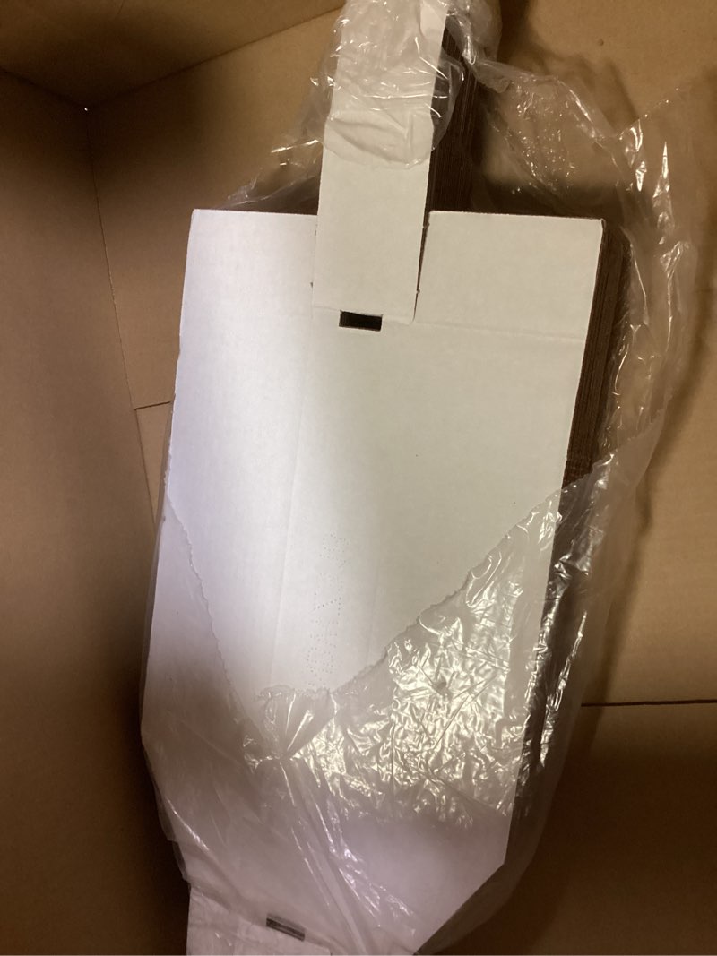 Condition photo showing Good Condition for tape logic tlbinbwz618 open top bin boxes, 6" x 18" x 4 1/2", white (pack of 50) white 6" x 18" x 4 1/2"
