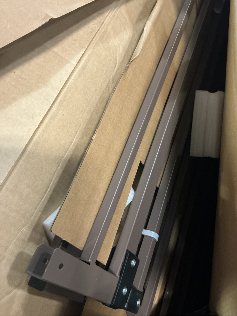 Condition photo showing Good Condition for ingenuity decorative extra wide baby gate & dog gate, 44"-72" wide, 36" tall, hardware or pressure mounted, install in hallways, bottom of stairs, or large openings - bronze