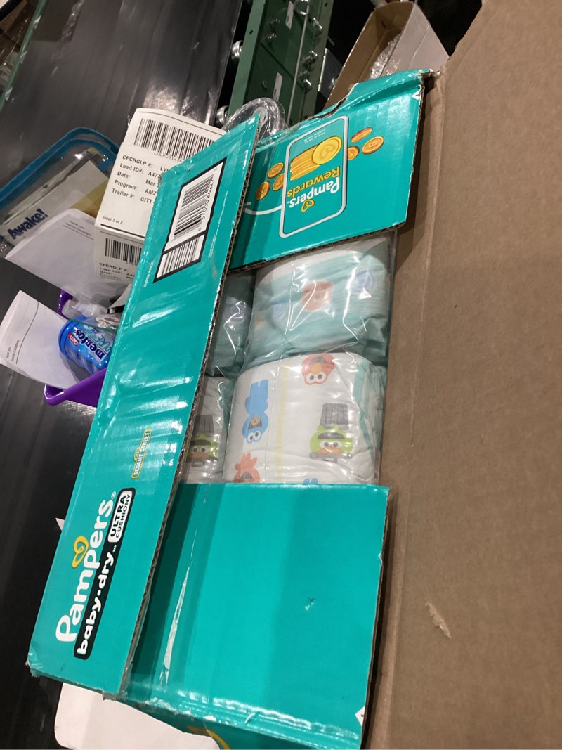 Condition photo showing New/Like New for Pampers Diapers - Baby Dry - Size 2, 112 Count, Absorbent Disposable Infant Diaper (Packaging May Vary) Size 2 112