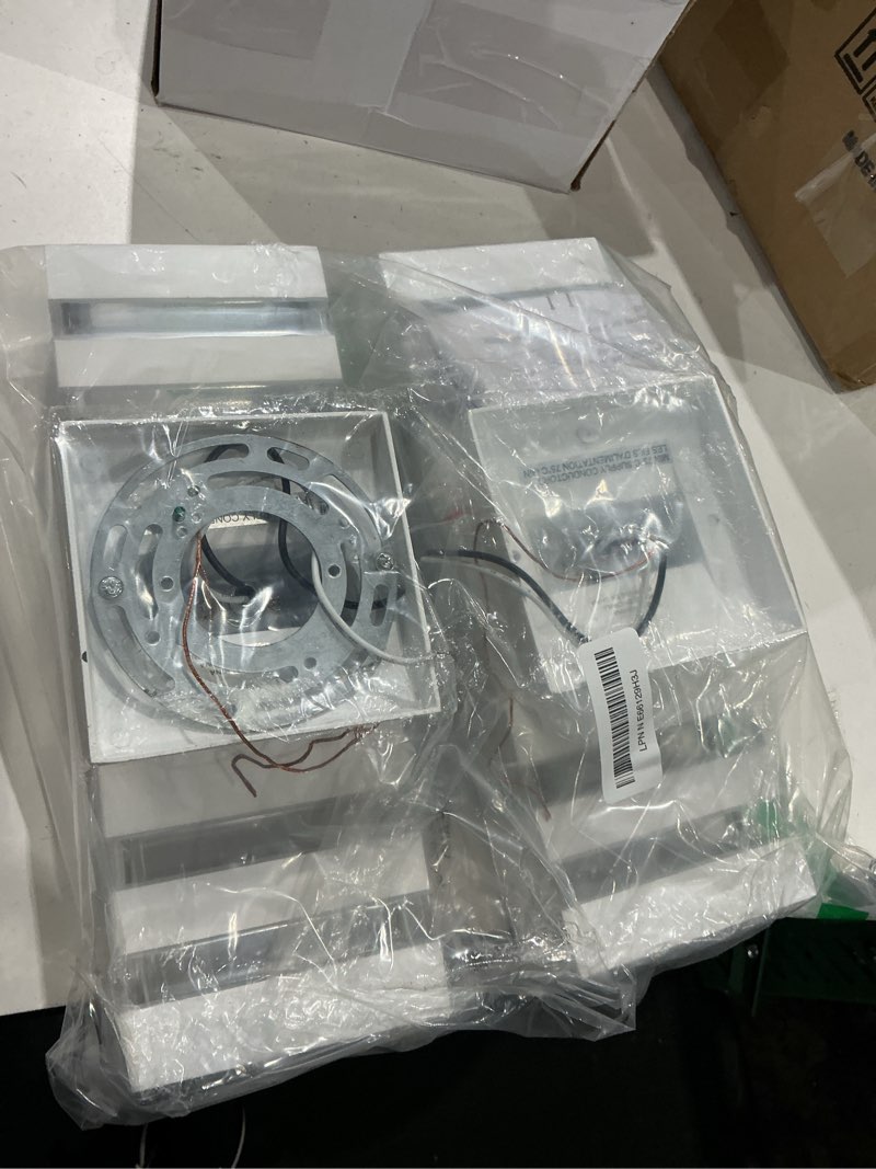 Condition photo showing Good Condition for dusk to dawn outdoor wall lights modern exterior lighting fixtures, 2 pack white outside lights for house, up and down porch lights outdoor waterproof sconces wall lighting for garage patio white 2 layer-2 packs