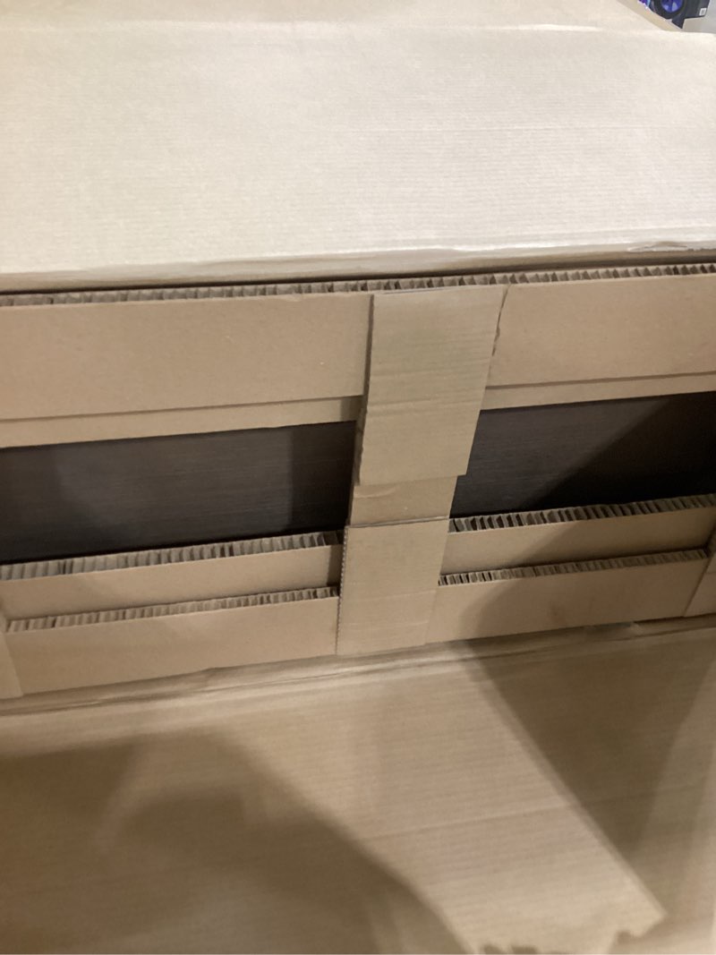 Condition photo showing Good Condition for member's mark enzo storage cabinet with rattan cabinet doors