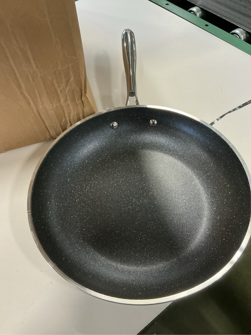 Condition photo showing As Is for Granitestone Non Stick Frying Pan, 11â€? Frying Pan Nonstick with Mineral & Diamond Coating, Durable Nonstick Pan for Cooking, Egg Pan with Stay Cool Handle, Dishwasher & Oven Safe, 100% Toxin Free
