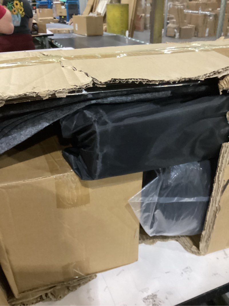 Condition photo showing As Is for 2 Person Sauna, Extra Large Sauna, Portable Steam Sauna Tent with 2 Steamers, 2 Folding Chair, 71”x 49”x 36”, Black