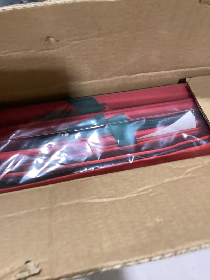 Condition photo showing New/Like New for Sattiyrch Large 2-in-1 Christmas Ornament Storage Box & Xmas Figurine Container - Easy Access Removable Trays, Keeps 73 Holiday Ornaments - Adjustable Extent Area for Figurines and Pockets