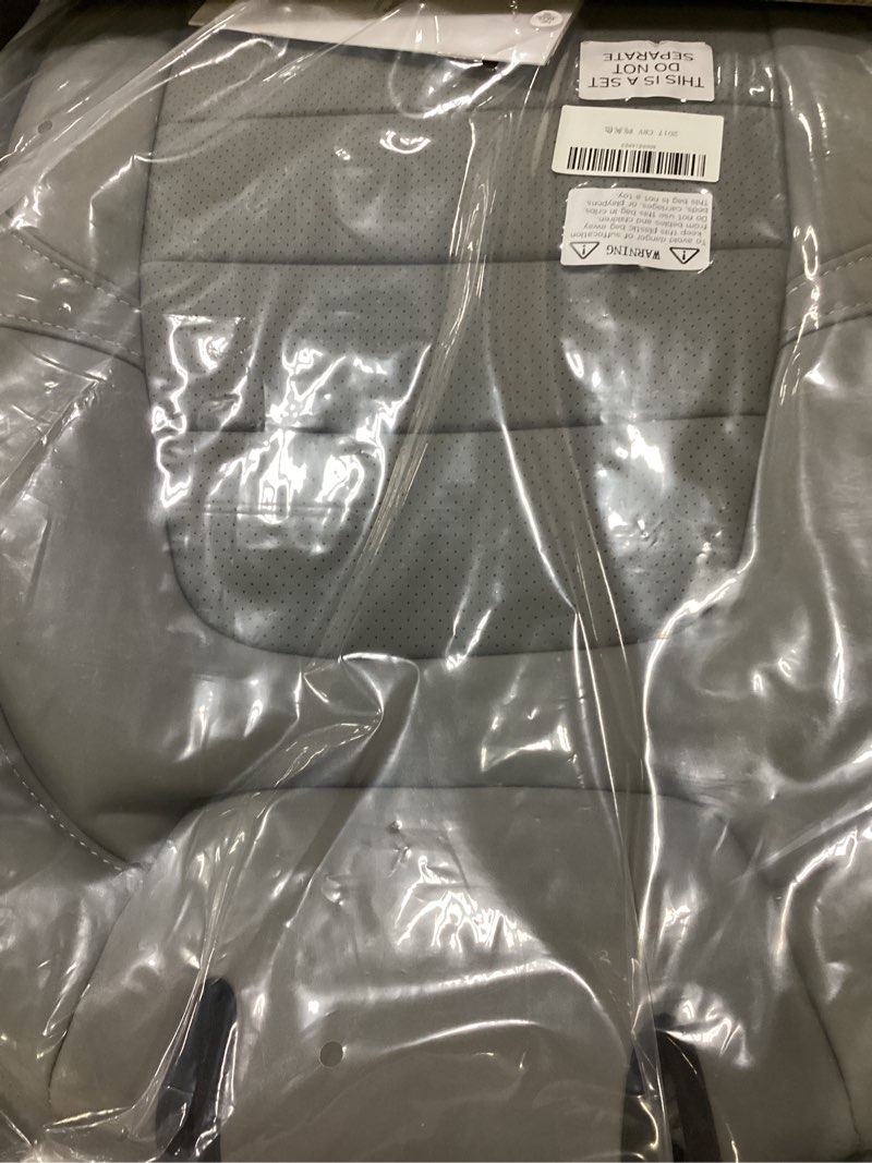 Condition photo showing Good Condition for custom 1:1 fit crv seat covers for honda crv 2023-2026 hybrid & gas | for (lx ex ex-l sport touring),full set front & rear,waterproof leatherette, airbag compatible, pet & kid friendly,all grey gray 2023-2026 crv