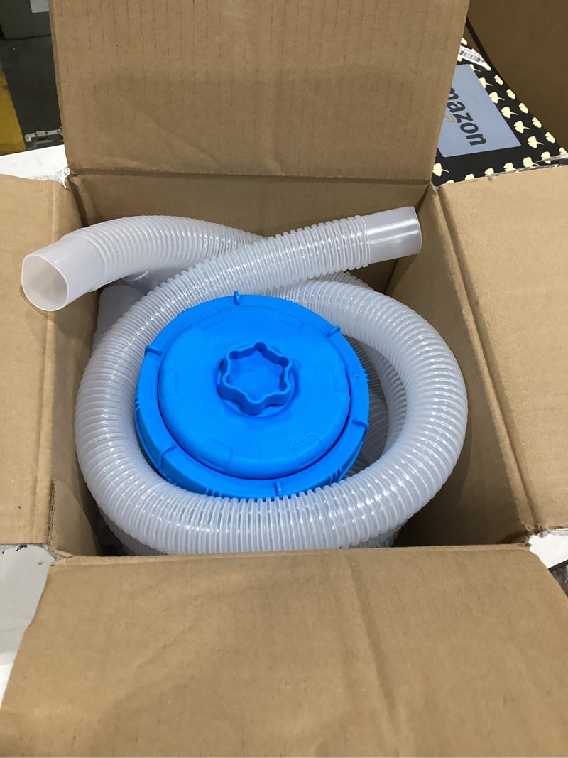 Condition photo showing Good Condition for pro 1000 gph above ground pool filter pump, pool pump with gfci protection plug, powerful cartridge filtration system for clean & clear water,easy installation, complete accessories, blue