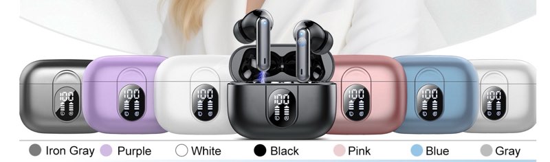 ai translation earbuds real time, translator earbuds with 6 translation modes/164 languages,no subscription required translatior headphones,48h audifonos traductores inglés español, black
