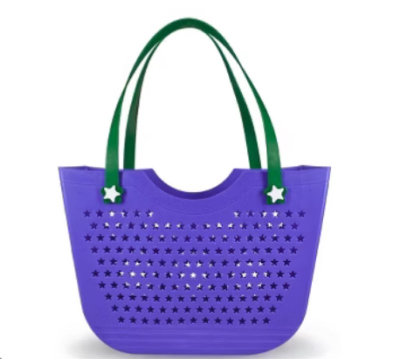 CHARM BEACH BAG Of two colors