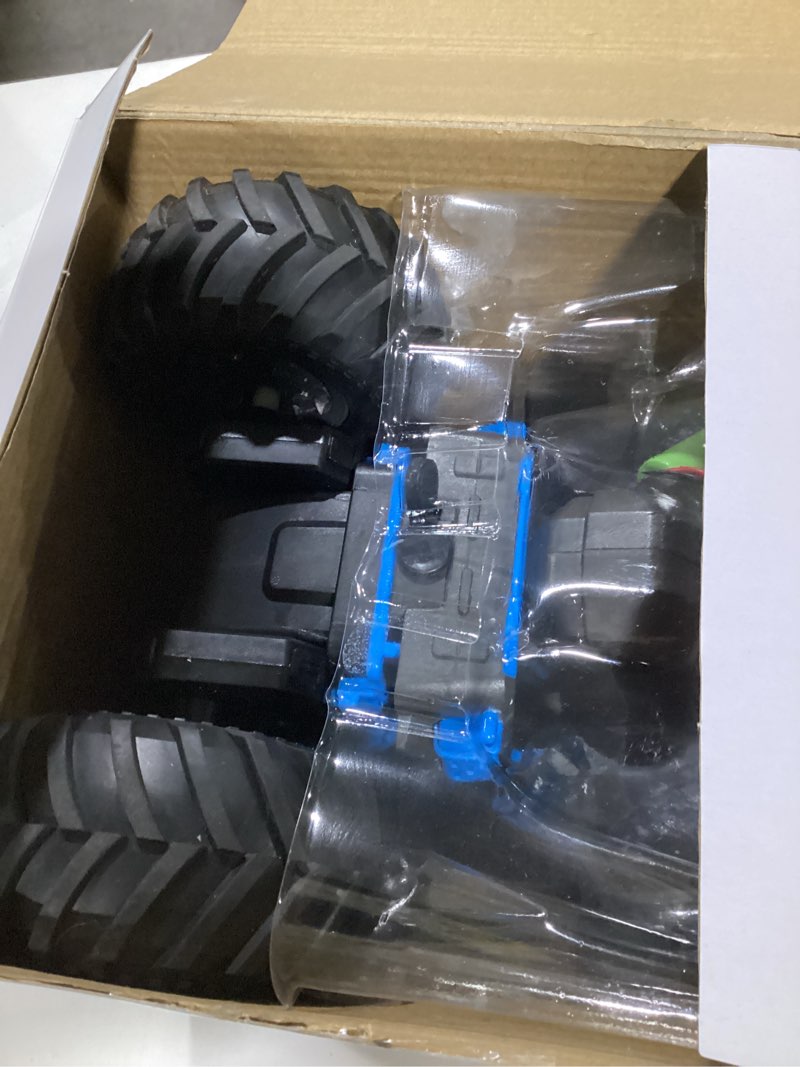 Condition photo showing As Is for amphibious remote control car boat water squirt rc tank 2.4ghz gesture sensor 4wd monster truck waterproof rc car for 6 7 8 9-12 kids girls boys gift beach pool water toy with 2 replaceable batteries bule with gesture sensing rc
