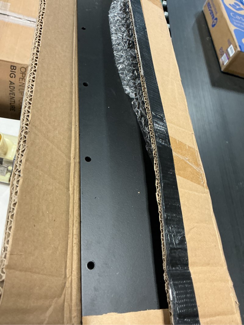 Condition photo showing Good Condition for metal table legs - 28x24 inch, diamond-shape black, heavy duty for dining/desk/office/computer - set of 2 28" x 24" diamond