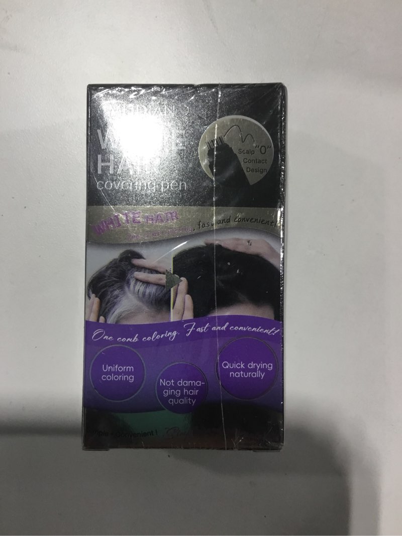 Hair Dye Comb for Gray Hair, Waterproof and Sweatproof HAIR dye sitck,Portable Color Touch-Up hair S