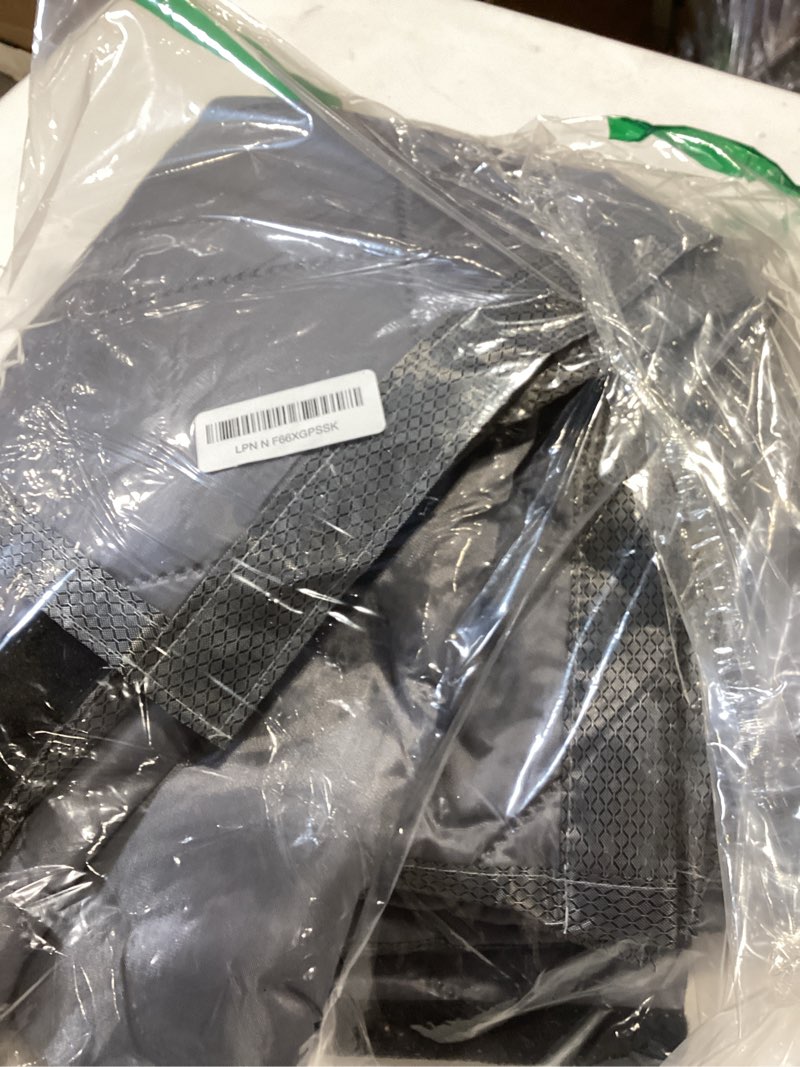 Condition photo showing Good Condition for thermal insulated magnetic door curtain (fits door opening 32 x 78 in, actual curtain size 34 x 80 in) thicker cotton insulation, weatherproof, windproof, soundproof, keeps cold out for winter black fit door 32" wide x 78" high
