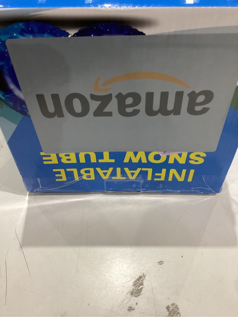 Condition photo showing Good Condition for Snow Tube,WOLKEK 40 Inch 2Pack/47 Inch 1Pack Snow Sled for Kids Adult, Thickened Heavy Duty Hard Bottom Sleds for Snow with Handles, Winter Toys for Outdoor Sledding Snow Tube Sports 40"