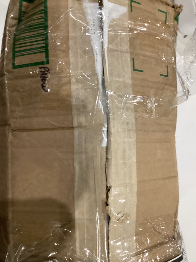 Condition photo showing As Is for puredown® 20x20 Pillow Inserts Set of 2, Fluffy Overfilled Down Alternative Decorative Pillows, Soft Plush Throw Pillows for Couch, Sofa, Bed and Home Decor 1 20x20 Inch (Pack of 2)