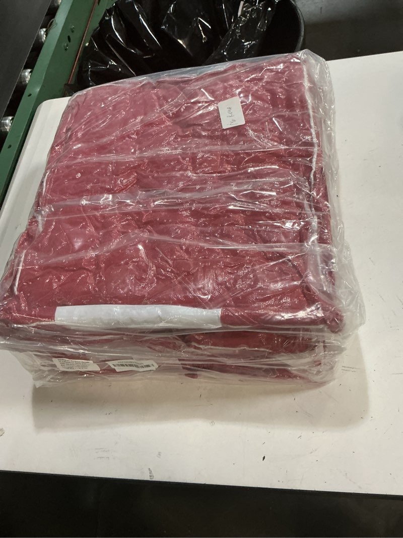 Condition photo showing New/Like New for juexica 4 sets outdoor patio cushions high back outdoor chair cushions rocking chair cushion waterproof indoor patio fastness chair pads with ties for seasonal indoor home office (red) red 16 x 16 x 3.5