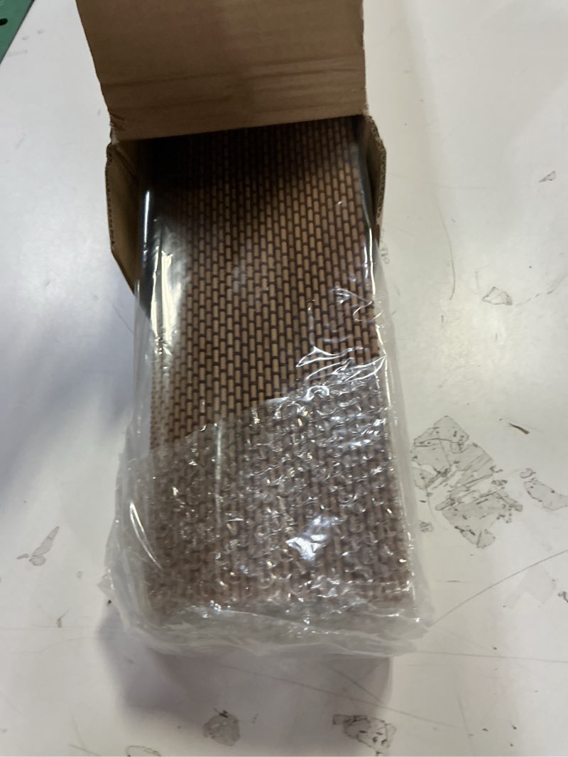 Condition photo showing New/Like New for LazBlinds No Tools No Drill Cordless Bamboo Roman Shades, Light Filtering Window Treatment, Roll Up Bamboo Blinds for Window 21'' W x 64'' H, Acorn Light Filtering-acorn 21'' W x 64'' H