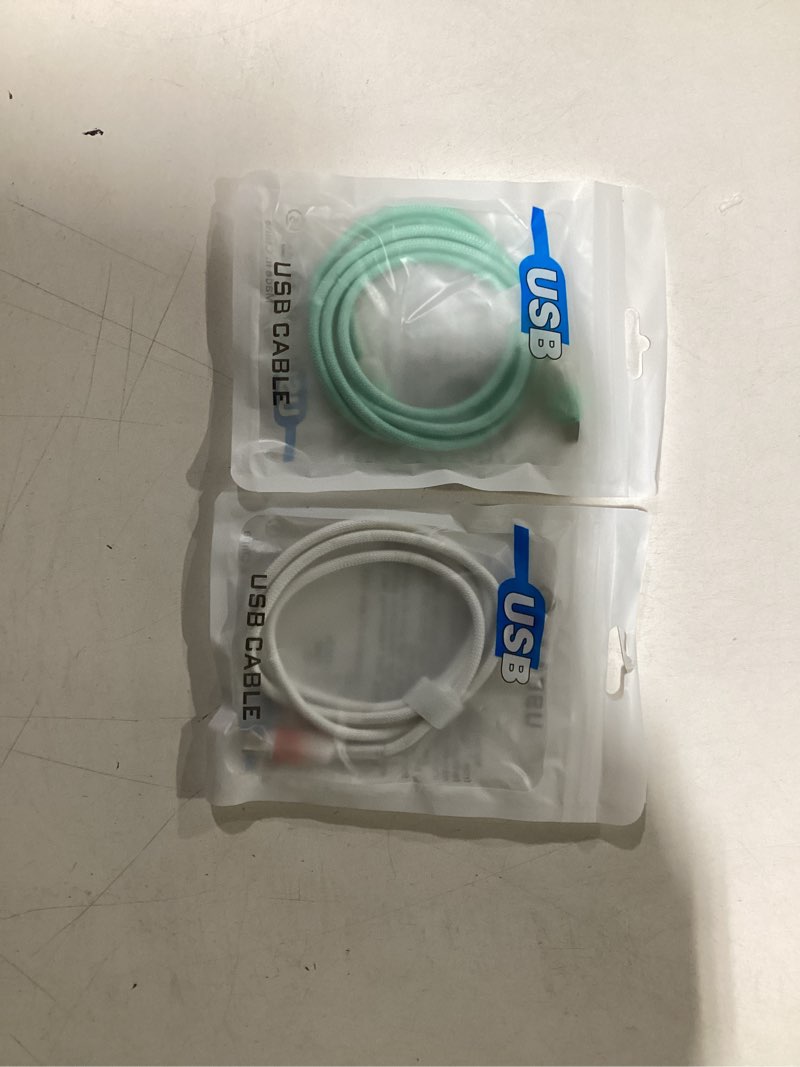 Condition photo showing New/Like New for Like  Anker USB C to USB C Cable, Type-C 60W Fast Charging Cable (3.3 FT, 2Pack) for iPhone 17 Series, iPad mini 6 and More (Black) 3.3FT*2 Black 2