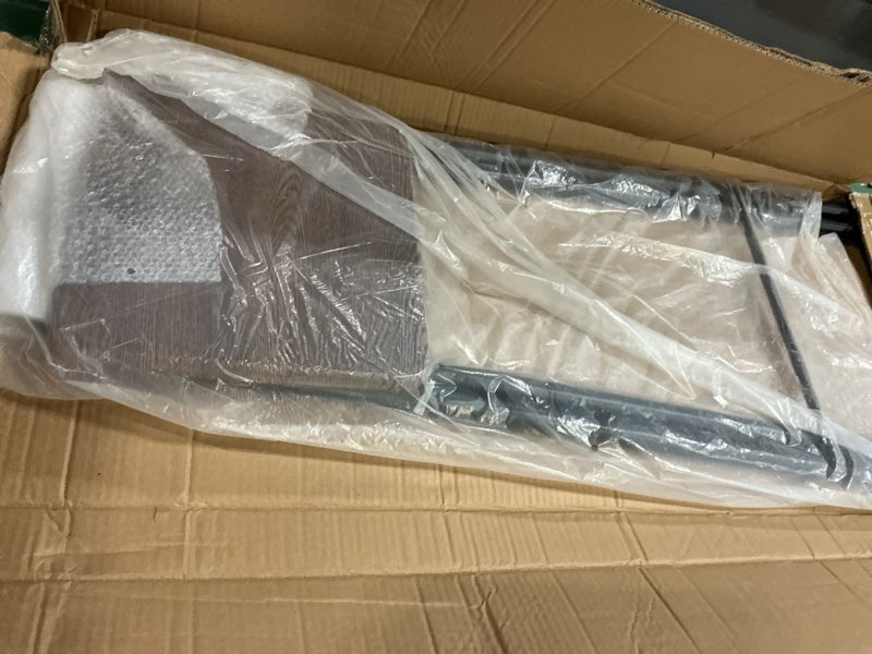 Condition photo showing New/Like New for Sintuff 2 Pcs Folding Bar Stool with Backrest 29.5 Inch Portable Tall Foldable Stool Chair Metal High Folding Bar Chair Wooden Seat for Bars, Kitchen, Outdoor Shop, Parties, Cafes Walnut Color