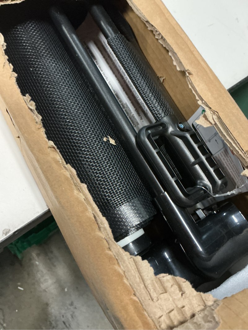 Condition photo showing Good Condition for miumoon 120 inch retractable baby gates 42 inch tall, retractable gate with reinforced strip design to prevent crawling through, 10 ft extra wide retractable dog gate for indoor/outdoor black 42" tall x 120" wide