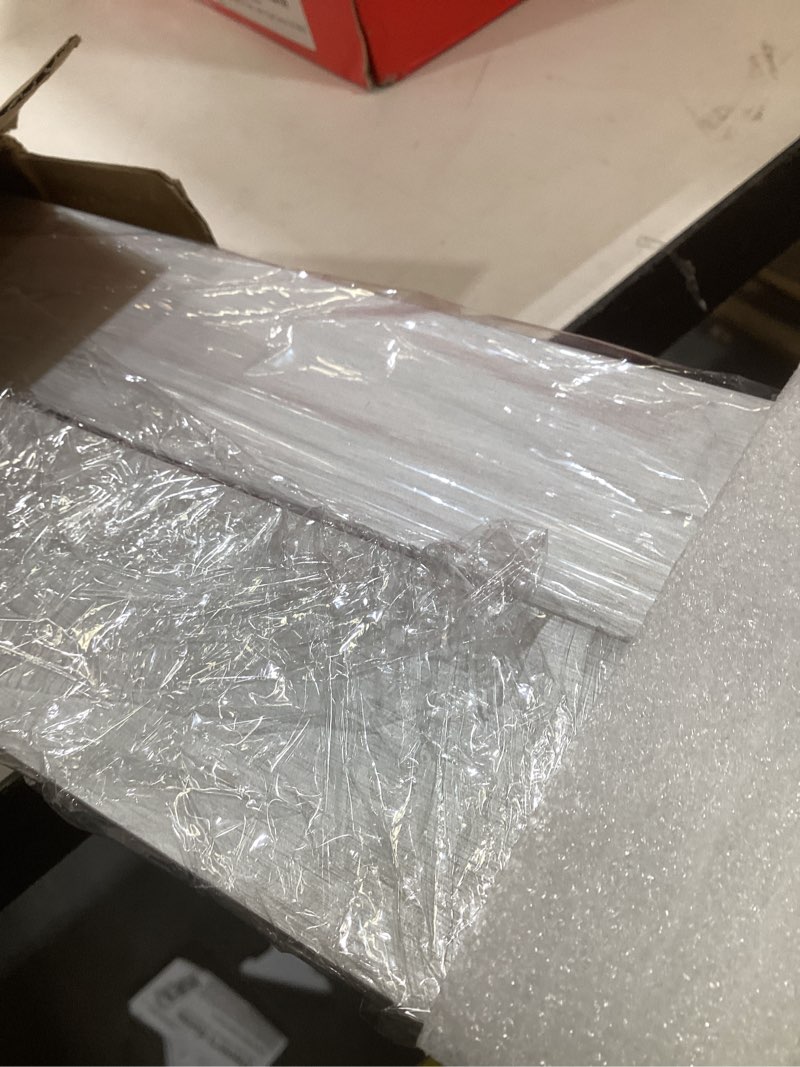 Condition photo showing Good Condition for Floater Frame for 20x20 Canvas Paintings, DIY Metal Floating Frame with 1.5” Deep for Artists Designers Landscape Portrait Artwork, Modern Home Office Wall Decor (Silver) 20x20" Silver