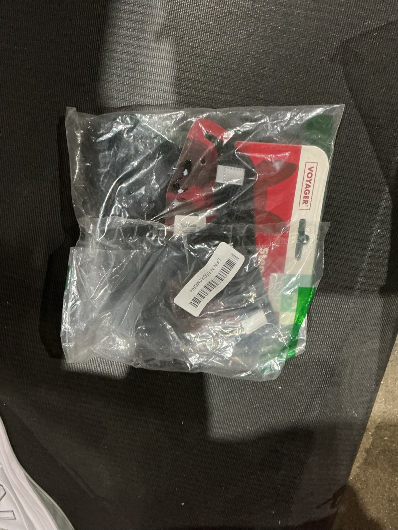 Condition photo showing Good Condition for best pet supplies - all weather mesh / plush, reflective, no pull harness for small, medium dogs, cats - secure with hook & loop fastener, buckle, double d-rings - black/black trim, s harness (black/black trim) s (chest: 14.5 - 16")