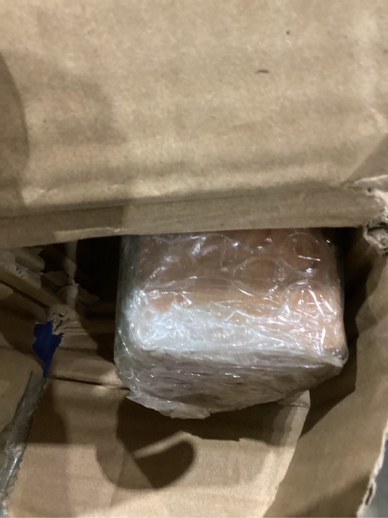 Condition photo showing Good Condition for Wood Handrails, Indoor Non-Slip Staircase Handrail,Retro Rustic Wall Mount Railings Handrails, Home Loft Corridor Support Rod,Industrial Pipe Support, Easy to Install (Dark Wood, 4FT) Dark wood 4FT