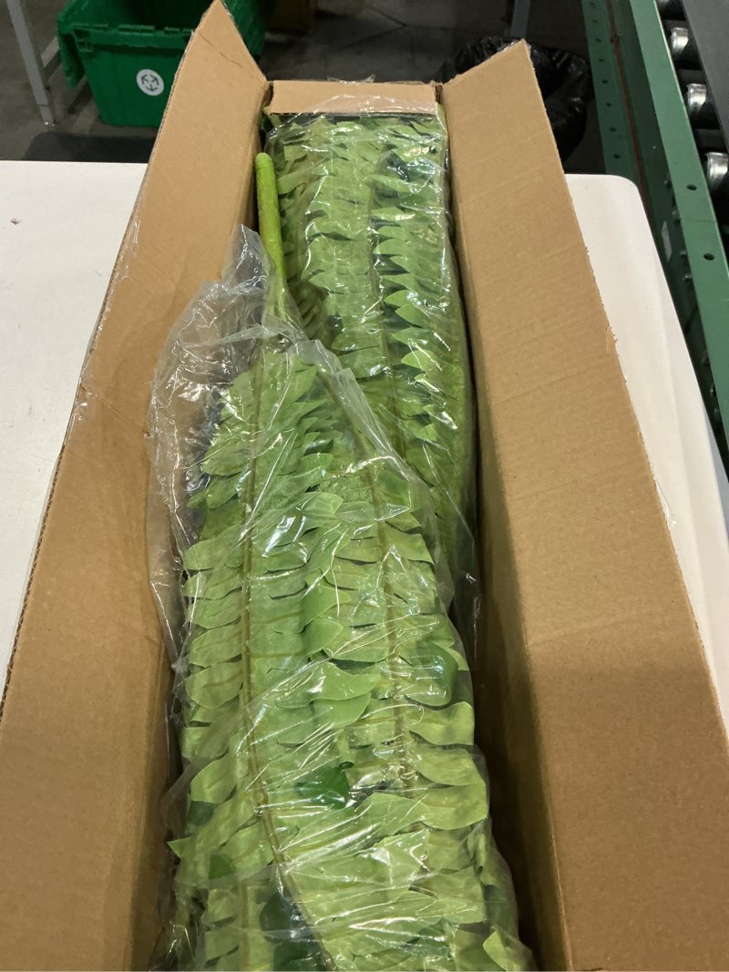 Condition photo showing New/Like New for 45" Fake Ferns, Realistic Large Artificial Bush Plants, 2 Artificial Boston Ferns with 59 Fronds for Outdoors Planter Indoor Home Garden Porch Decor Green