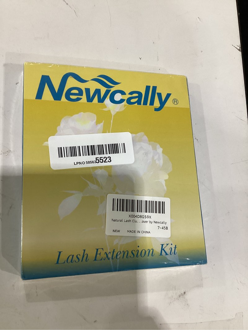Condition photo showing New/Like New for natural lash clusters kit diy lash extension kit wispy eyelash extension kit c-curly individual lashes kit 9-12mm short eyelash clusters with lash remover by newcally e-natural 02 kit