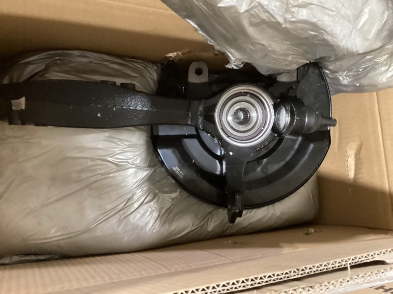 Condition photo showing As Is for 2 Pack Wheel Hub Bearing Steering Knuckle Assembly Front Driver + Passenger Side Fit for Honda for Accord Sedan Coupe 2.4L L4 2003-2007, 698-400 698-401 [Automatic Transmission Only] Front Left +Right