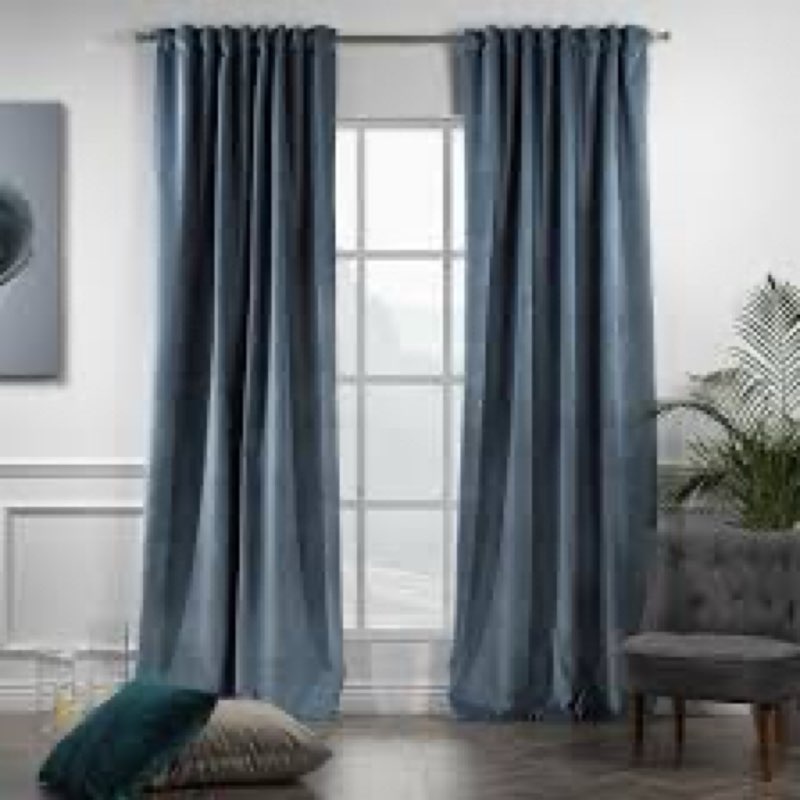 Lined Blackout Extra Long & Extra Wide Custom Made Decorative Single Panel Curtain