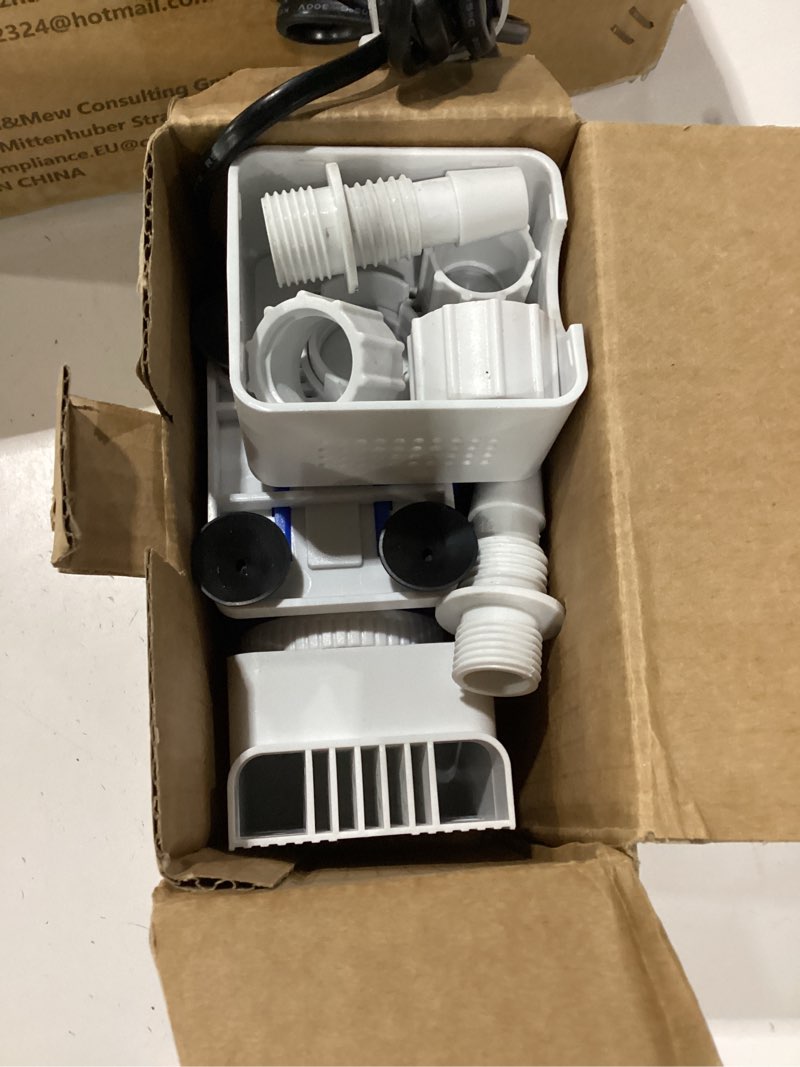 Condition photo showing Good Condition for songlong submersible pump 400gph (1500 l/h 25w) ultra quiet with over heating protection 6ft high lift for fountains, hydroponics, ponds, aquariums & more…