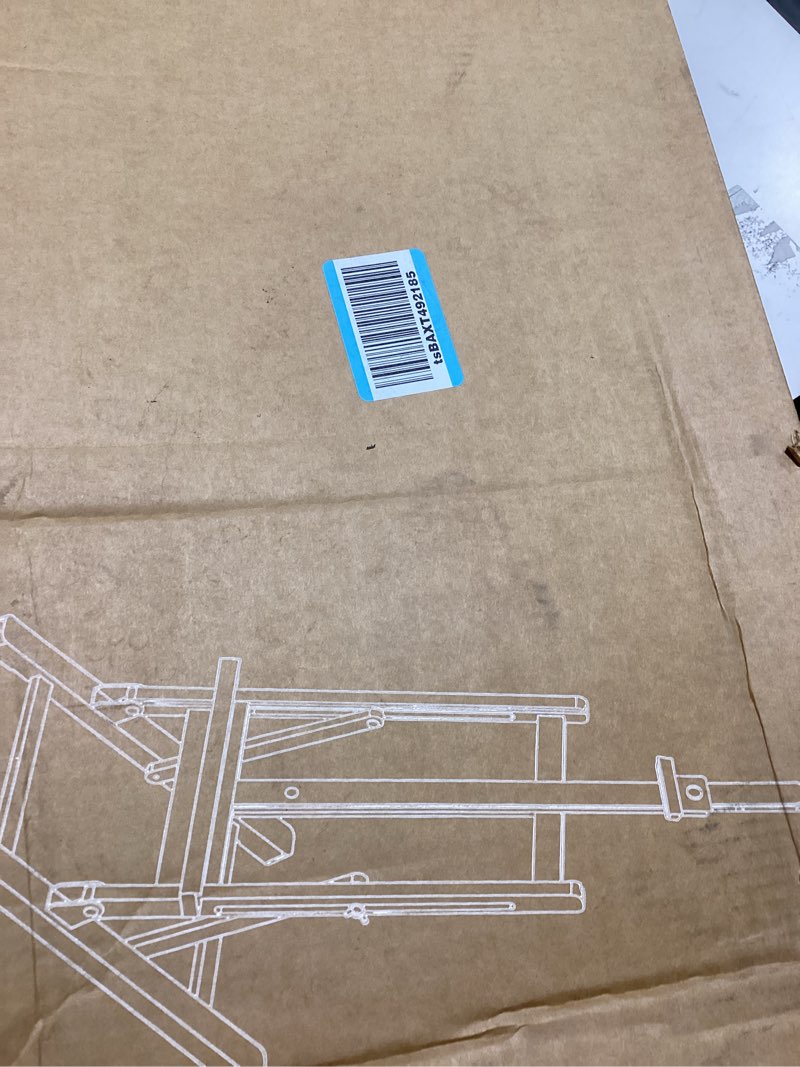 Condition photo showing As Is for MEEDEN PRO Large Tabletop Painting Easel - Assembly-Free Desktop Art Easel for Canvas Up to 27.5" - H Frame Adjustable Beech Wood Stand Easel for Painting