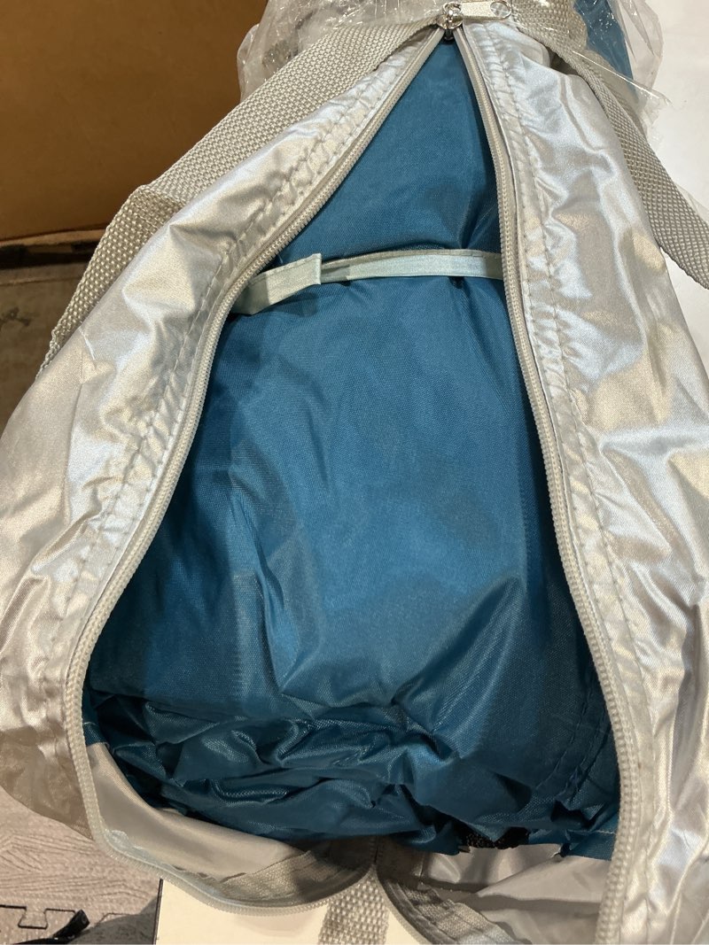 Condition photo showing Good Condition for commouds beach tent sun shelter for 3/4/6/8 person, upf 50+ uv protection beach shade canopy tent, lightweight, easy set up and carry silver 4 person