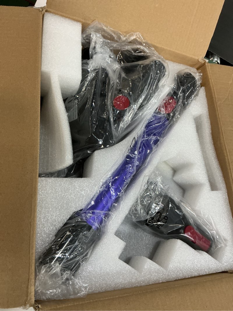 Condition photo showing New/Like New for Cordless Vacuum Cleaner, 650W 48KPA 60Min Wireless Vacuum for Home, Stick Vacuum with Green Light Anti-Tangle, aspiradoras para piso y alfombras Rechargeable for Pet Hair Carpet Hard Floors Purple
