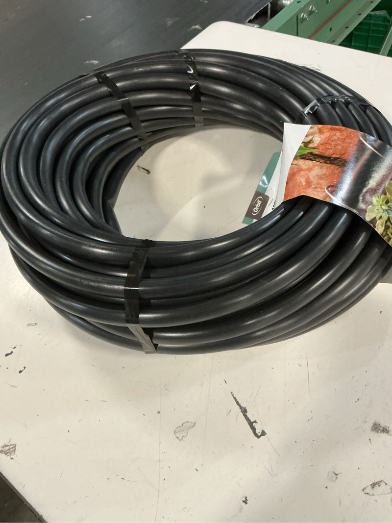 Condition photo showing As Is for orbit polyethylene drip irrigation tubing 1/2 in. d x 100 ft. l