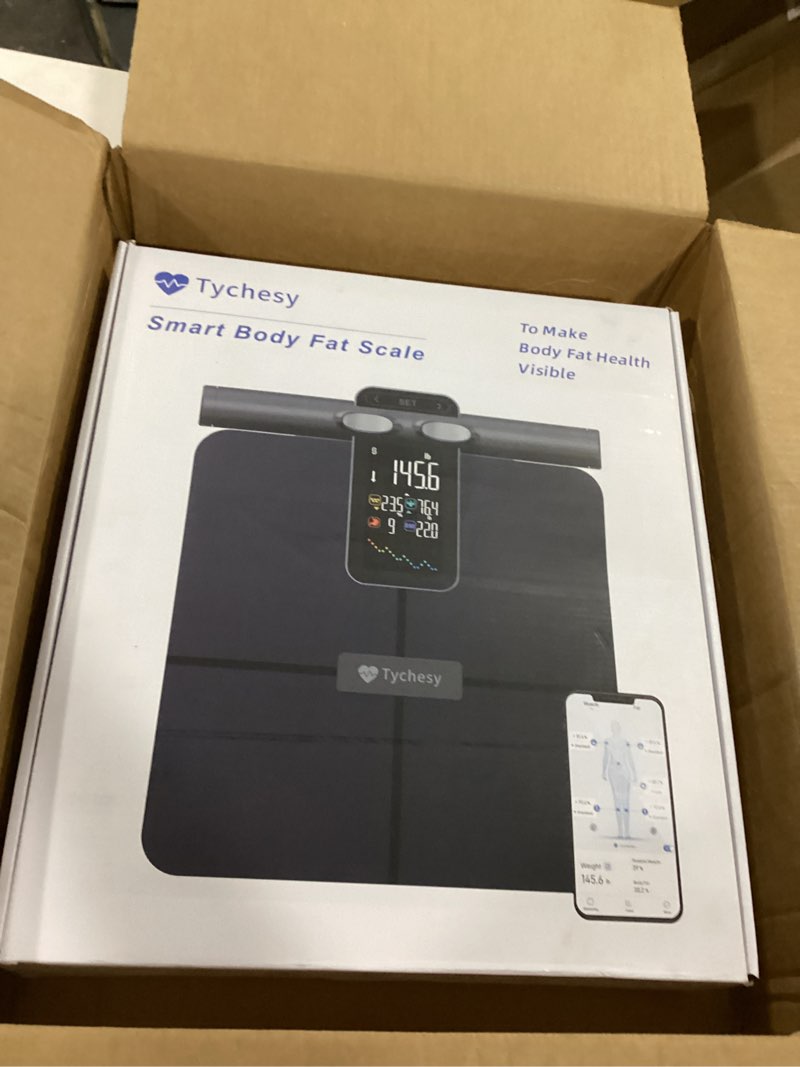 Condition photo showing New/Like New for 8-electrode body pod scale, dual-frequency smart scale for bmi & bone density, professional body composition analyzer with segmented analysis with offline-mode, fsa&hsa eligible ultra large