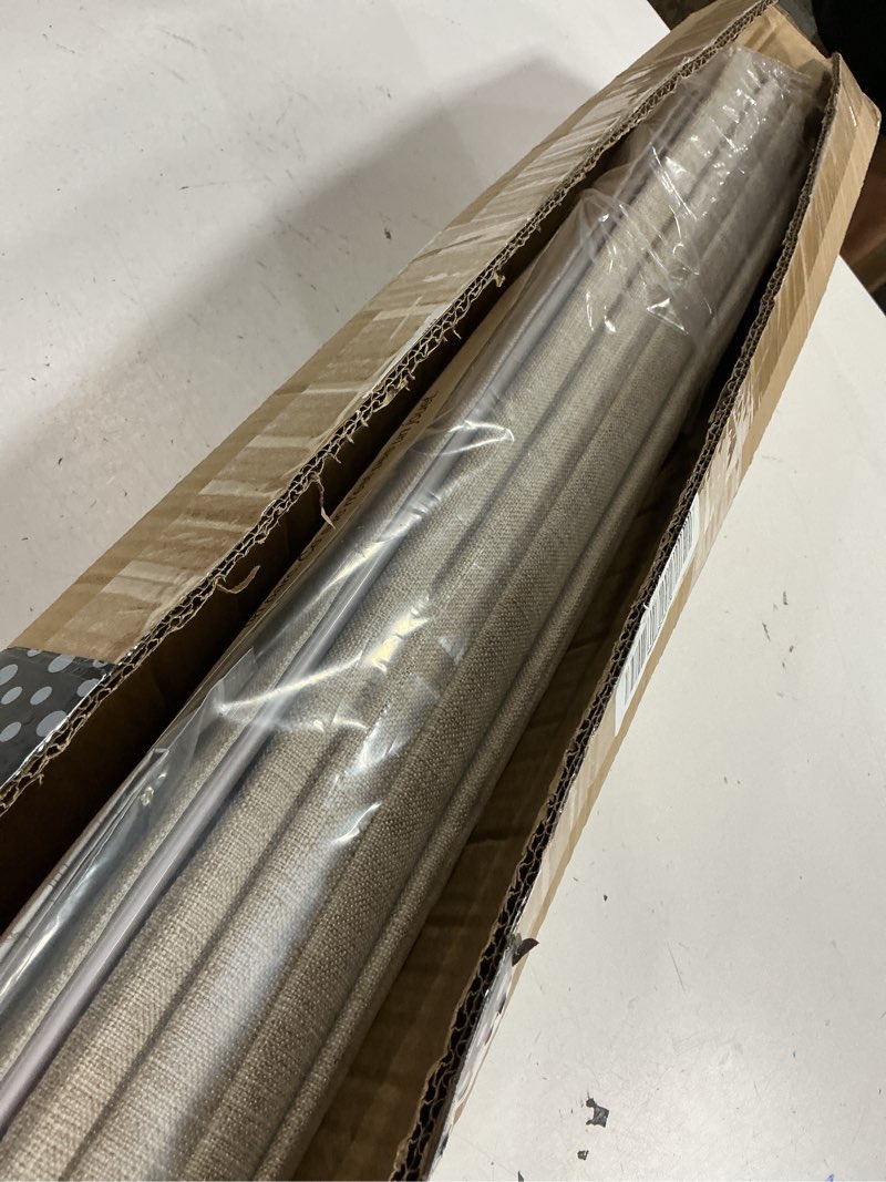 Condition photo showing Good Condition for lazblinds no tools no drill tdbu cordless roman shades for window, thermal insulated uv blocking, 100% blackout fabric blinds for bedroom & living room, 24" w x 64" h, blackout - beige blackout - beige 24"w x 64"h